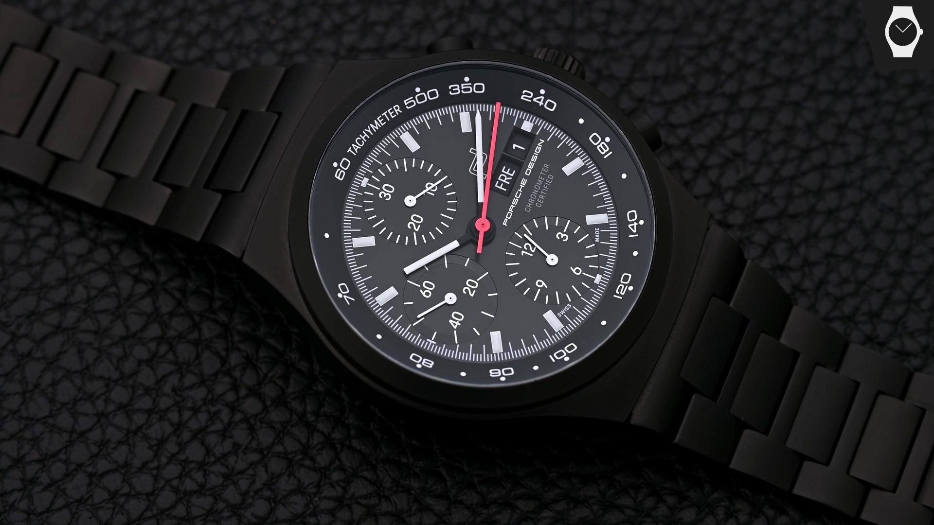 Porsche Design Chronograph 1 All black numbered Edition