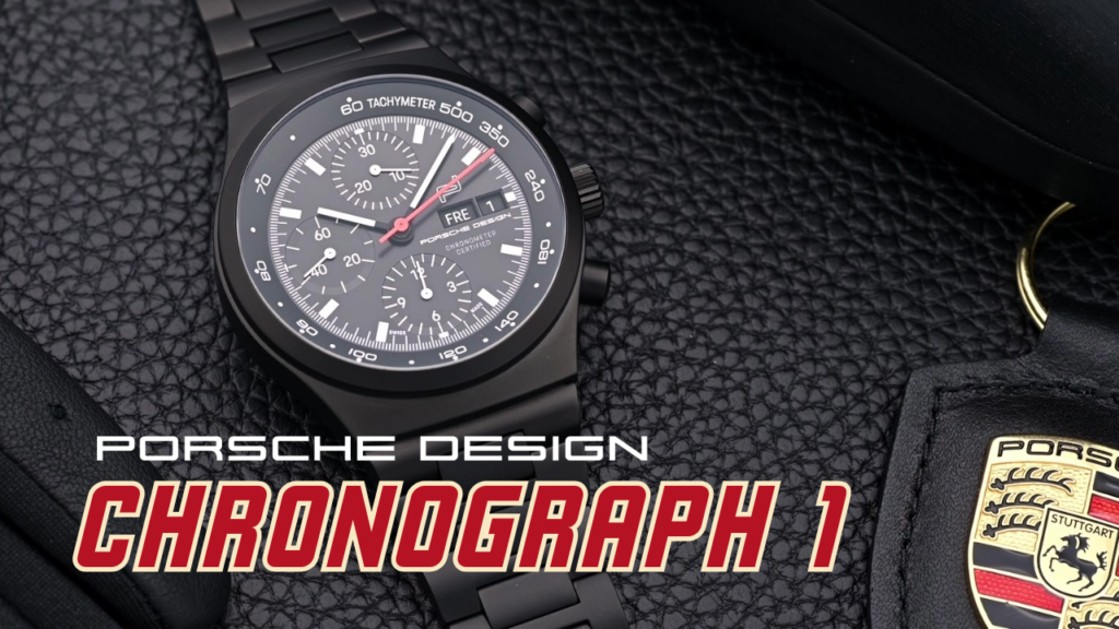 Porsche Design Chronograph 1 All Black Numbered Edition Video Thumbnail