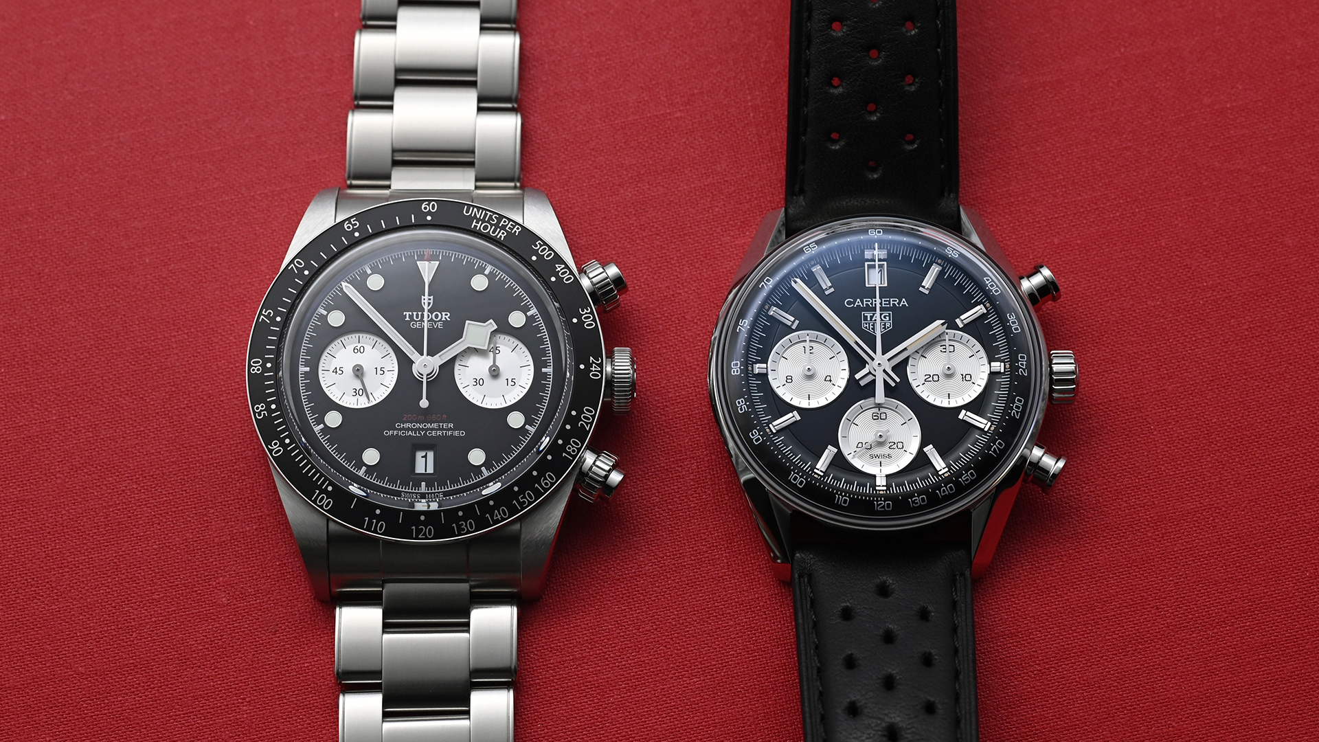 Tudor Black Bay Chronograph vs. TAG Heuer Carrera Glassbox